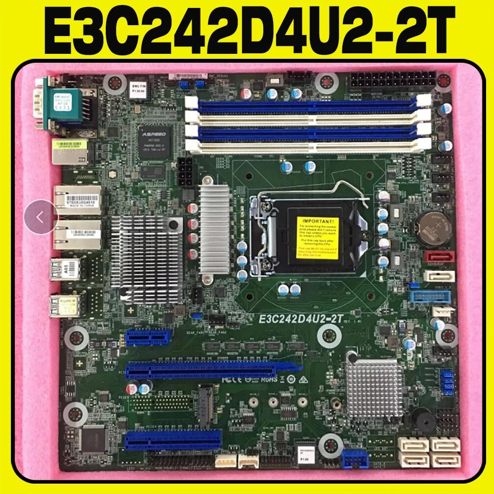 ASRock   E3C242D4U2-2T, C242, LGA1151, DDR4 , XeonE2100, E2200